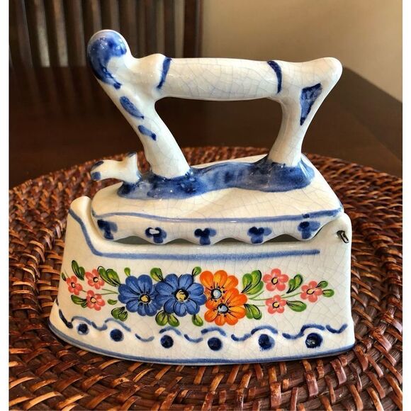 VINTAGE - 🎉HP🎉 Unique Decorative Porcelain Jewelry/Trinket BoxFrench Country - Picture 16 of 16